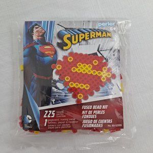 Superman Fused Bead Kit 225 Red Yellow Pegboard dc comics